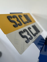 Load image into Gallery viewer, Number Plate Order Centre - 4D - 3D Gel - Printed - Import - Motorcycle - Hex - Short - Dealer re create
