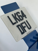Load image into Gallery viewer, Number Plate Order Centre - 4D - 3D Gel - Printed - Import - Motorcycle - Hex - Short - Dealer re create
