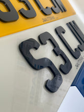 Load image into Gallery viewer, Number Plate Order Centre - 4D - 3D Gel - Printed - Import - Motorcycle - Hex - Short - Dealer re create
